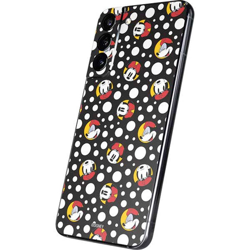 Disney Minnie Mouse Bubbles Face Pattern Galaxy S22 Plus Skin